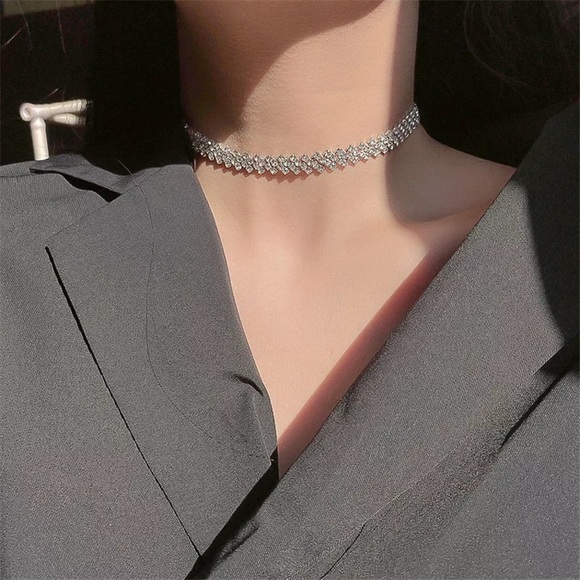 Jewelry Fashion Full Rhinestone Bling Choker Necklaces Poshmark
